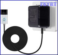 FKYRT AC 18V 500mA Doorbell Transformer,Ring Power Adapter Wired Door Bell Power Supply for Video Doorbell Ring 1/2/2 Pro Thermostats RJHEY