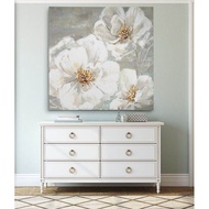 lukisan abstrak flower white elegant minimalislukisan minimalis modern lukisan bunga putih abstrak h