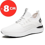 Sneakers Man Elevator Shoes Height Increase Shoes for Men Insoles 8CM Sports Heightening Shoes Tall 