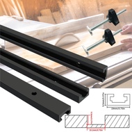 T Track Woodworking T-slot Slide Track Miter Aluminum T-Track,19x9.5mm T-slot Miter Track Jig T Scre