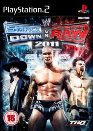 WWE SmackDown vs. Raw 2011 ps2 แผ่นไรท์ เกมPS2 เกมเพล2 มวยปล้ำwwe2011 wwe2k11 ps2