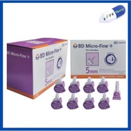 BD Micro-Fine Pen Needle 5mm 100'S
