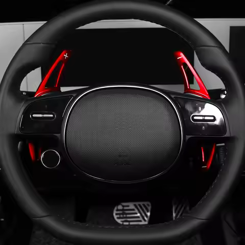 2pcs Car Steering Wheel Paddle Shifter Gear Shift Extension For Hyundai Ioniq 5 2022-2025 LHD RHD