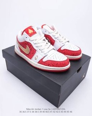 Nike Air Jordan 1 Low"Spades" Men's and Women's basketball shoes