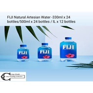 FIJI Natural Artesian Water -330ml x 24 bottles/500ml x 24 bottles / lL x 12 bottles