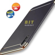 Samsung Galaxy a7 2018 Shining Chrome 3 In1 Hard case/samsung a7 2018 case/samsung a7 case