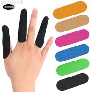 LOOKSHOW 100PCS Bowling Finger Protector Pads Anti-Friction High Elastic Breathable Finger Guard Spo