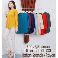 Women's T-Shirt 7/8 BIG Size | Oversized 7 Sleeve T-Shirt/8 | Jumbo Long Sleeve T-Shirt | Women's 7 