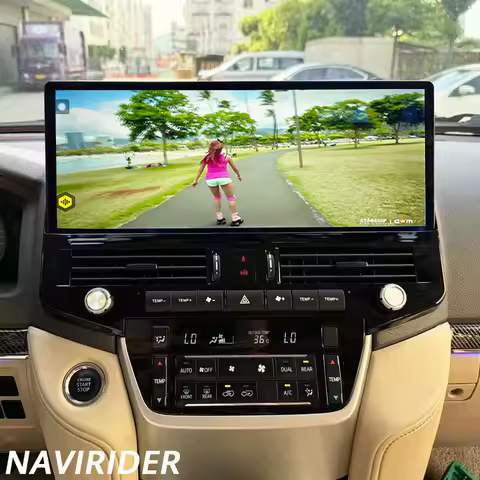 For Toyota Land Cruiser 200 2008-2021 LC200 Upgrade LC300 Android Screen Carplay Car Multimedia Vide