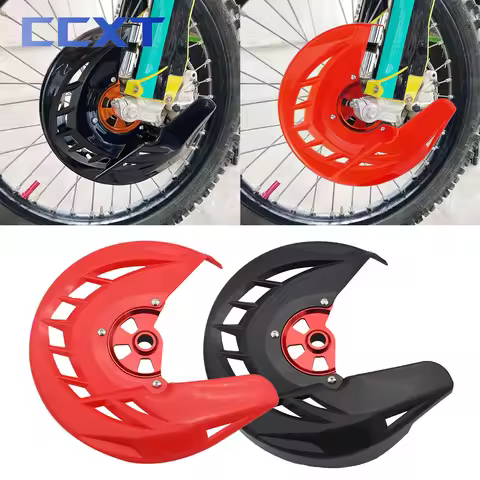 CNC Front Brake Disc Guard Protector Cover For Honda CR125 CR250 2002-2007 CRF250R CRF450R CRF250X C