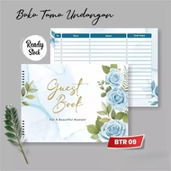LUXURY WEDDING GUEST BOOK - WEDDING GUEST BOOK AESTHETIC BTR 09