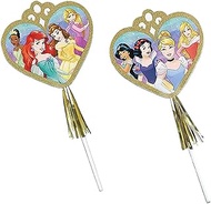 Magical Disney Multicolor Princess Paper Wands - 10.5" x 5" (Set of 8) - Enchanting Designs, Perfect
