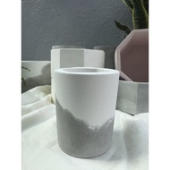 Long Cylinder Multiple-use Handmade Cement Pot