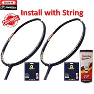 Apacs Versus 20 Install Elite III String+ JX 300 Shuttlecock Ori Badminton Racket -Navy Matt (2pcs)【FREE INSTALL STRING】