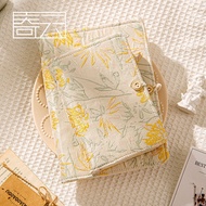 High-value Antique Cloth Handbook Diary Small Fresh Loose-leaf Removal A6A5 Notebook 2026.4.6