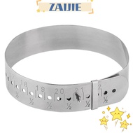 ZAIJIEE Adjustable Bangle Gauge, 15-23cm Stainless Steel Jewelry Making Bracelet Sizing Tools, Profe