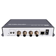 iseevy 4 Channel 1080P H.265 H.264 SDI Video Encoder IPTV Encoder for IPTV Live Stream Broadcast sup