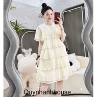 <Quynhanhhouse maternity dress> Down dress designed with pleated maternity dress M11037 sm