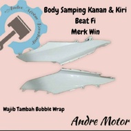 Cover Body Samping Kanan&amp;Kiri Beat Fi 201/2014 Merk Win (Putih)