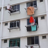Indoor and Outdoor Retractable Laundry Rack (Made in Singapore) Suitable for HDB and Condominiums