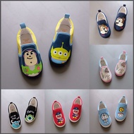 HK2 Toy Story Doraemon Cartoon Slip-on Shoes Canvas Shoes for Kids Girls Boys Flat Shoes Low-fronted