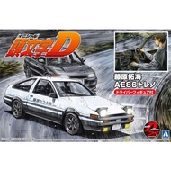 Initial D Toyota AE86 With Figure and Engine Brand Aoshima 1/24