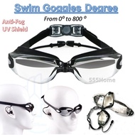 [SG Seller] Swim Goggles Degree / Anti Fog + UV Shield / Adult & Children Swimming Goggle / SG Selle