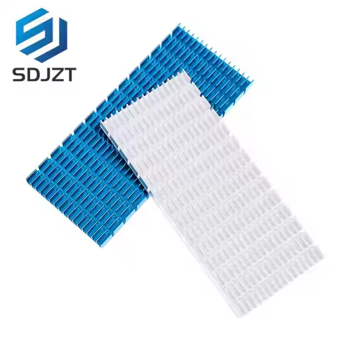 1Pc Aluminum Radiator Fin Mobile Phone Cooling Heatsink Radiator Cutting Slot Heatsink Blind Radiati