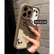 CLEAR-STOCK]Brown bear iPhone13/13 pro/13 pro max/iPhone 14/14pro/14pro max手机壳 phone case
