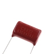 10pcs CBB22 474J630V 630V474J 470nF P20 Metallized Polypropylene Film Capacitor