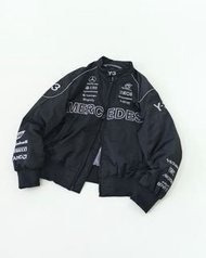外國優惠預訂 Y-3 AMG 马石油F1车队 联名款 SS26 Petronas F1 logo-detail bomber jacket 刺繡logo 長袖外套