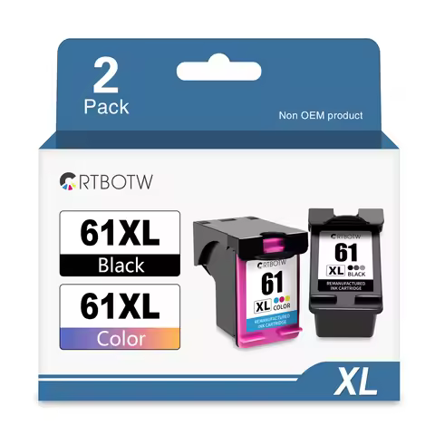 61XL Compatible Ink Cartridge For HP 61 HP61 XL Envy 4500 4502 5530 Deskjet 2540 2541 2542 2543 2546