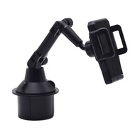 360 Degree Carbon Fiber Adjustable Angle Car Cup Phone Holder Mount Stand Cradle for 3.5 to 7  Mobile Phone Smartphone