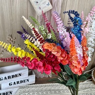 3 Head Haarlem Hyacinth Artificial Flower Bouquet Wedding Decoration Murah Bunga Hiasan Rumah Pelami