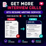 ATS Resume Writing | Professional CV Service | Fresh Grad / Career Change | Cover Letter | Fast