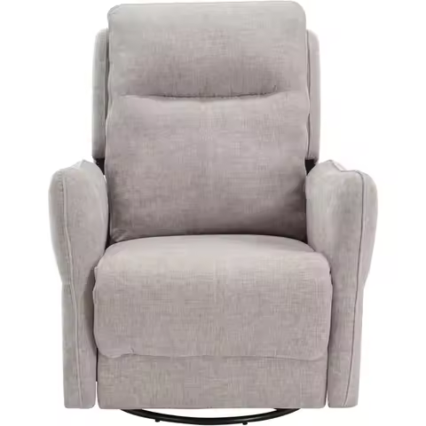 Electric lounge chair, modern cushioned 270 swivel kindergarten rocking chair, gliding bed, living r