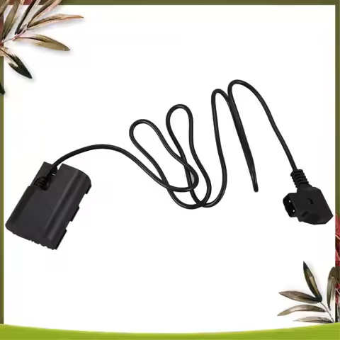 New-D-Tap To Lp-E6 Fully Decoded Dummy Battery Adapter With Reverse Polarity Protection For Canon 5D