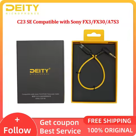 Deity Encoder TC-1 Time Synchronisation Cable C23 SE suitable for Sony FX3/FX30/A7S3 Time Code Conne