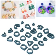 mabao Phefop Cutter Set Fondant 142Pcs Clay Cutters Multi Shapes Plastic Tools for Jewelry and Earri