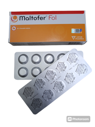 MALTOFER CHEWABLE + FOLIC ACID TABLET 10s/STRIP