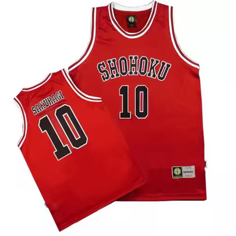 1-15 Anime Shohoku School Basketball Team Jersey Cosplay Costume Sakuragi Hanamichi Rukawa Jersey Sp