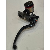 Original Brembo Master Pump Rcs19 Brake Pump Right Side + AEM Titanium Fluid Reservoir Tank Set Read