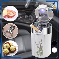 Asbak Mobil Portable/Asbak Rokok Mobil Led/Mini Asbak Gantung Creative