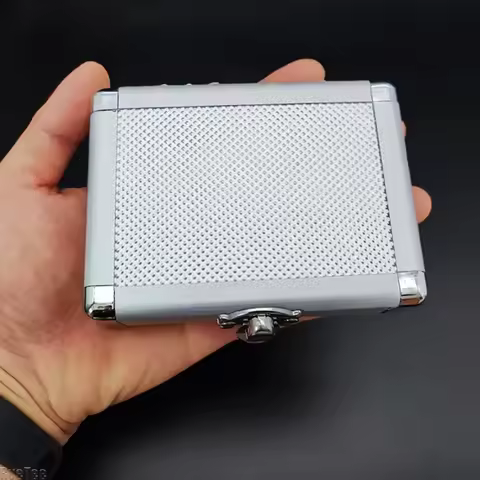 Small Tool Box Portable Mini Storage Case Aluminum Alloy ToolBox Mini Tool Box Hard Case Organizer P