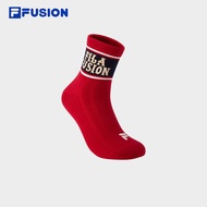 FILA FUSION INLINE FILA FUSION CLASSICS CNY SOCKS Unisex Middle Socks (Ash / Navy / Red)