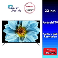 Sharp 2TC32EG2X 32 Inch HD Ready Android TV - 2TC32EG2X