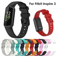 Silicone Wrist Watch Band For Fitbit Inspire 3 Replacement Watchband Bracelet Accessories For Fitbit