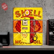 Vintage wall decoration Shell Poster Workshop decoration