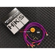 HKS Grounding Cable / Car Body Ground Cable 6 Point Wire Kit