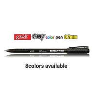 G'Soft Gsoft GM7 Color Ball Pen 0.7mm 1pcs